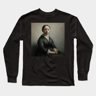 Inclusive Masterpiece: Whistler's Mother World Down Syndrome Day Long Sleeve T-Shirt